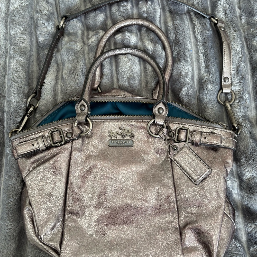 Coach Metallic Silver Women's Bag